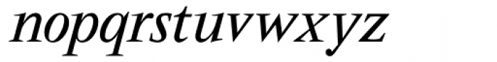 Vendome ICG Italic Font LOWERCASE