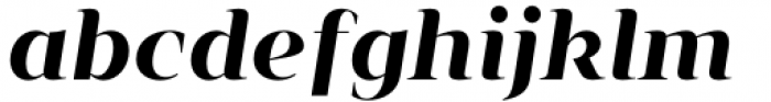 Vendura Bold Italic Font LOWERCASE
