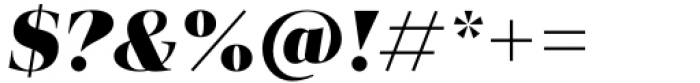 Vendura Heavy Italic Font OTHER CHARS