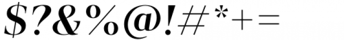 Vendura Medium Italic Font OTHER CHARS