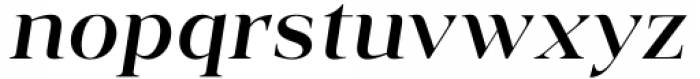 Vendura Medium Italic Font LOWERCASE