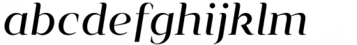 Vendura Regular Italic Font LOWERCASE