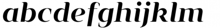 Vendura Semi Bold Italic Font LOWERCASE