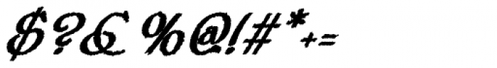 Veneribe Oblique Font OTHER CHARS