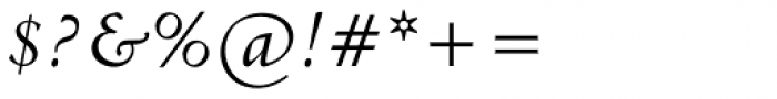 Venetian 301 DemiBold Italic Font OTHER CHARS