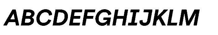 Veniat Bold Italic Font UPPERCASE