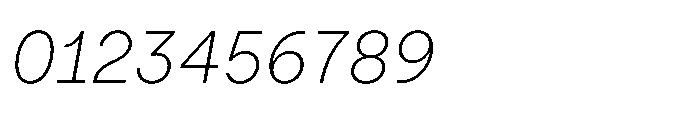Veniat ExtraLight Italic Font OTHER CHARS