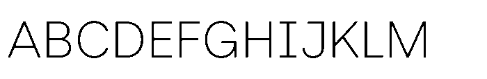 Veniat ExtraLight Font UPPERCASE