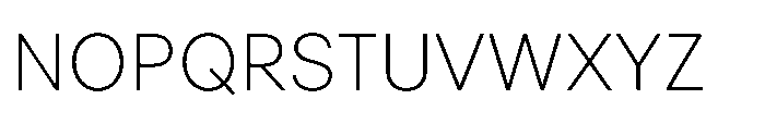 Veniat ExtraLight Font UPPERCASE