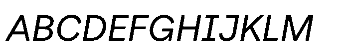 Veniat Italic Font UPPERCASE