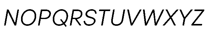 Veniat Light Italic Font UPPERCASE