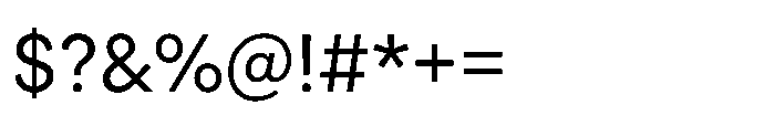 Veniat Regular Font OTHER CHARS