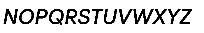 Veniat SemiBold Italic Font UPPERCASE