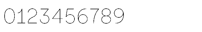 Veniat Thin Font OTHER CHARS