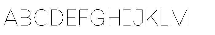 Veniat Thin Font UPPERCASE