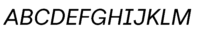 Veniat VF Italic Font UPPERCASE