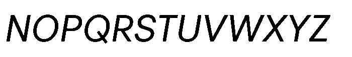 Veniat VF Italic Font UPPERCASE