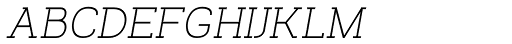 Venice Serif Regular Oblique Font UPPERCASE
