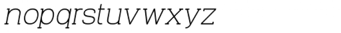 Venice Serif Regular Oblique Font LOWERCASE