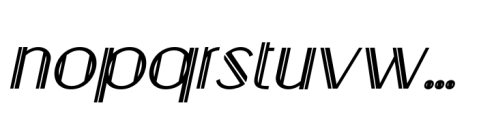 Venio Italic Font LOWERCASE