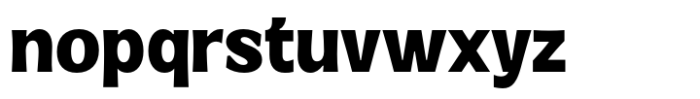 Venlury Black Condensed Font LOWERCASE