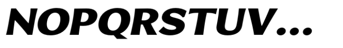 Venlury Black Expanded Italic Font UPPERCASE
