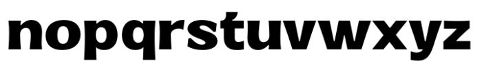 Venlury Black Expanded Font LOWERCASE