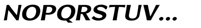 Venlury Bold Expanded Italic Font UPPERCASE