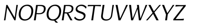 Venlury Condensed Italic Font UPPERCASE