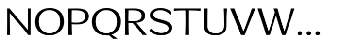 Venlury Expanded Font UPPERCASE