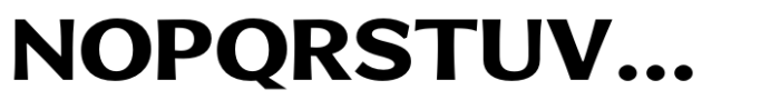 Venlury Extra Bold Expanded Font UPPERCASE