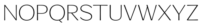 Venlury Extra Light Font UPPERCASE