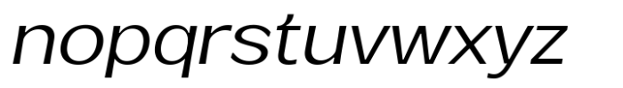 Venlury Italic Variable Font LOWERCASE