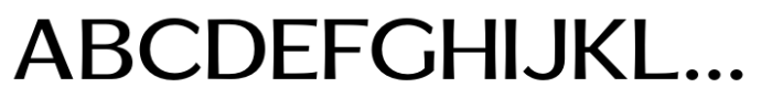 Venlury Medium Expanded Font UPPERCASE