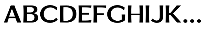 Venlury Semi Bold Expanded Font UPPERCASE