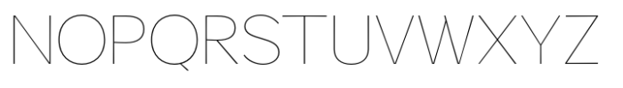 Venlury Thin Font UPPERCASE