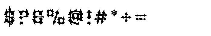 Venom Voltage Font OTHER CHARS