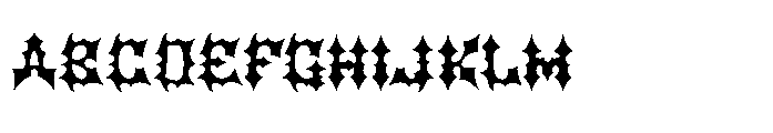 Venom Voltage Font UPPERCASE