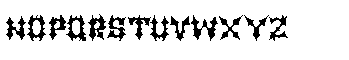 Venom Voltage Font UPPERCASE