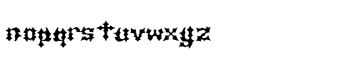 Venom Voltage Font LOWERCASE