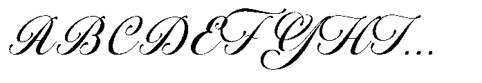 Venota Blathic Script Regular Font UPPERCASE