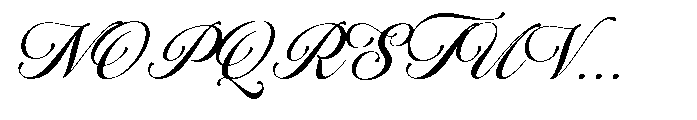 Venota Blathic Script Regular Font UPPERCASE