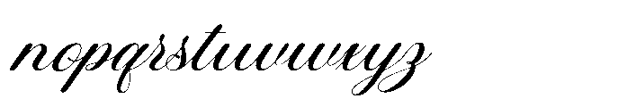 Venota Blathic Script Regular Font LOWERCASE