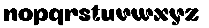 Ventrikel Bold Font LOWERCASE