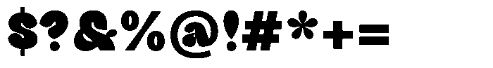 Ventrikel Extra Bold Font OTHER CHARS