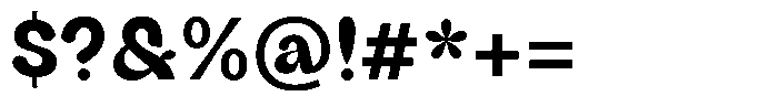 Ventrikel Semi Bold Font OTHER CHARS