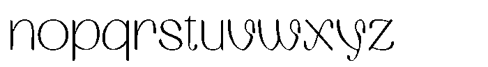 Ventrikel VF Font LOWERCASE