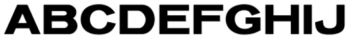 Venusian Bold Extended Font UPPERCASE