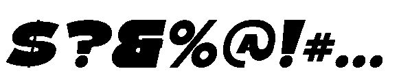 Veone Italic Font OTHER CHARS