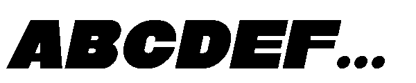 Veone Italic Font UPPERCASE